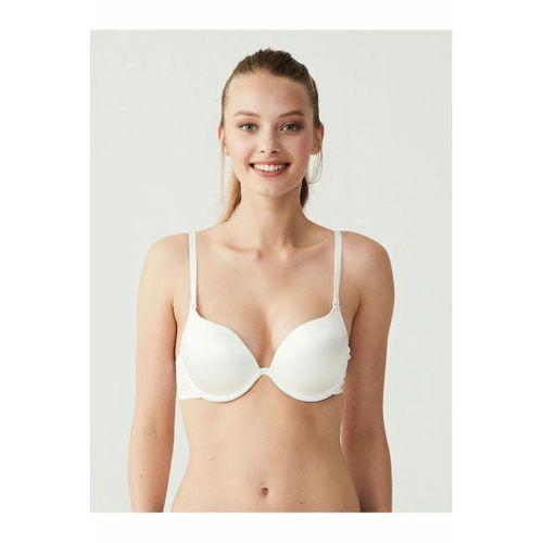 - Kadın Ekru Çift Destekli Sütyen