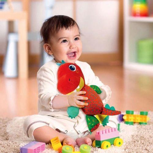 Eğitici Çocuk 17847 Baby Clementoni - Trex Dinozor Peluş Oyuncak