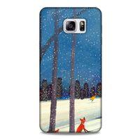 Samsung Galaxy Note 5 Kılıf Snowix (45) Liquid Air Kılıf Turuncu Mavi