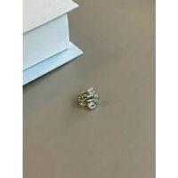 Taşlı Kıkırdak Küpe - Gümüş