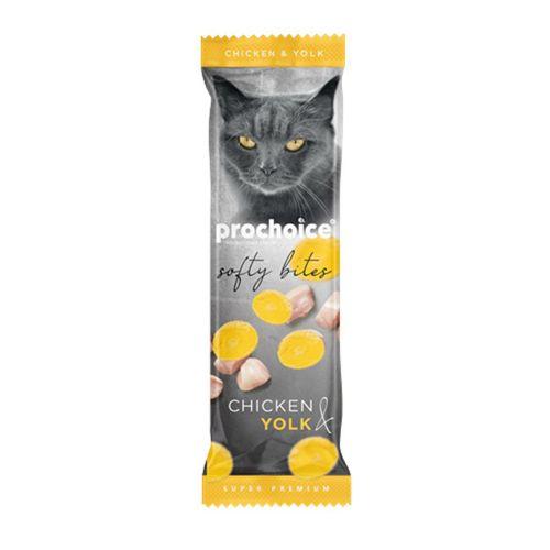 Prochoice Softy Bites Chicken & Yolk Kediler için Yumuşak Atıştırmalık 10 gr x 24 adet