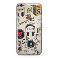 Apple iPhone 6 6s Kılıf Plak Kulaklık Hoparlör Arka Kapak Koruma Desenli Full Koruyucu