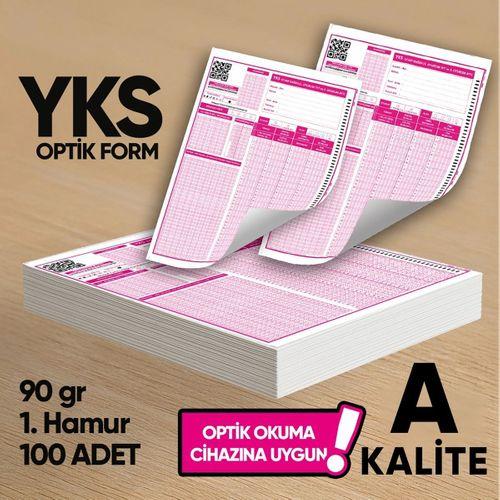 YKS-MSÜ Deneme Sınavları İçin 100 Adet (90 GR) Optik Form - Optik Okuma Uyumlu