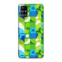 Samsung Galaxy M31s Uyumlu Kılıf Insomnia (46) Core Armor Kılıf Laci Yeşil