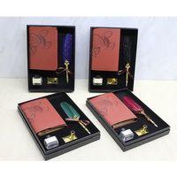 Deri Defterli Divit Hokka Seti Model 2