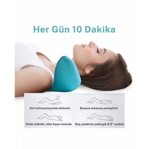 Boyun Ve Omuz Gevşetici, Servikal Traksiyon Cihazı Akupunktur Boyun Omuz Sırt Desteği Masaj Yastığı, Boyun Sedye Masajı