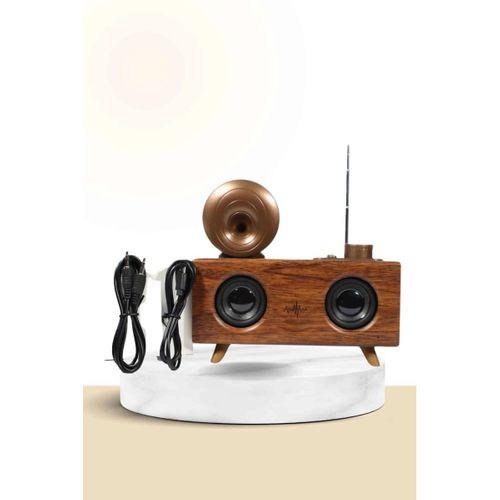 Nostaljik Radyo Bluetooth Bağlantılı Şarjlı Yüksek Ses Kaliteli