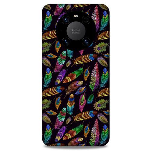 Lopard Huawei Mate 40 Pro Uyumlu Kılıf Tüyler (15) Antişok Kılıf