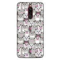 Lopard Xiaomi Redmi 8 Uyumlu Kılıf Kediler (32) Soft Silikon Kılıf Pembe Burun