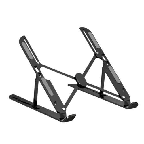 FRISBY FNC-5145ST, 10’’-15.6’’ Taşınabilir,  Katlanır, Notebook Standı, 10 Kademeli Ayarlanabilir Yükseklik, Alüminyum (Siyah)