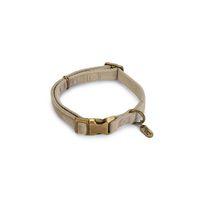 Beeztees DBL Köpek Tasması, Kadife, Gri, 35-50cm, 20mm