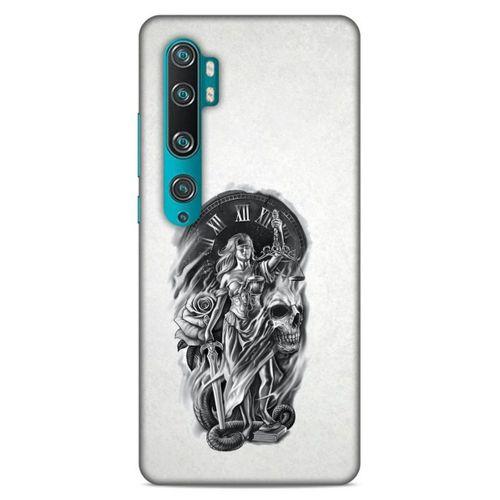 Lopard Xiaomi Mi Note 10 Pro Uyumlu Kılıf Tattoo's (44) Tough Armor Kılıf Terazi