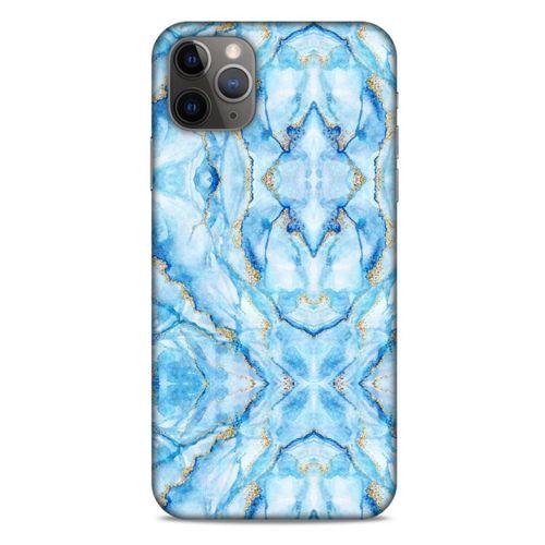 Mermer Desenli (33) Tema Hybrid Kılıf Bebek Mavisi Apple Iphone 11 Pro Max Kılıf