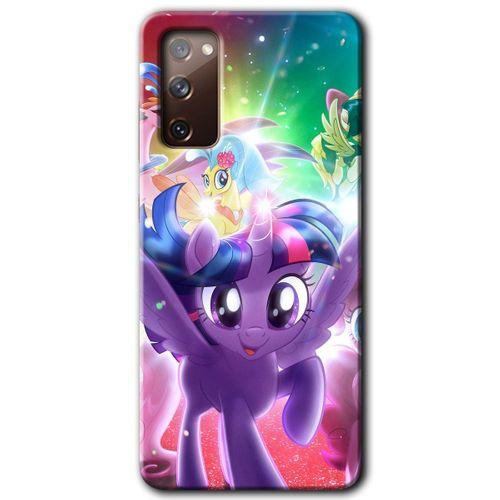 Samsung Galaxy S20 FE Kılıf Baskılı Kapak - Pony +Tam Ekran Koruyucu