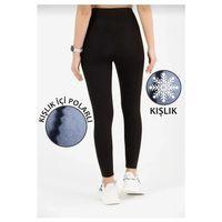 Kadın Kışlık Tayt Yüksek Bel Içi Polarlı Yumuşacık Dalgıç Kumaş