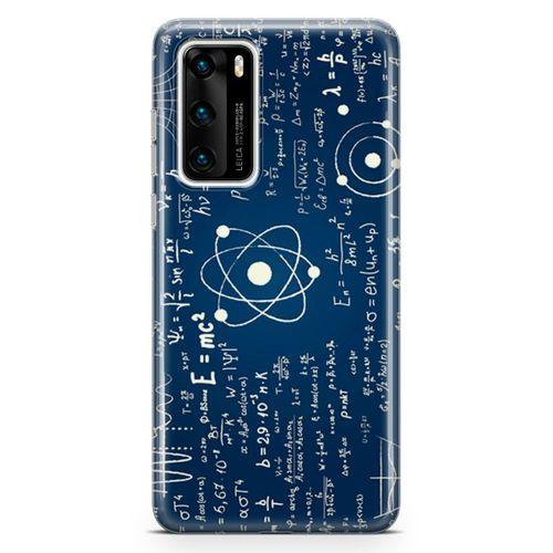 Huawei P40 Kılıf Yazı Tahtası Arka Kapak Koruma Desenli Full Koruyucu