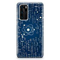 Huawei P40 Kılıf Yazı Tahtası Arka Kapak Koruma Desenli Full Koruyucu