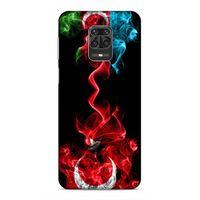 Xiaomi Redmi Note 9S Uyumlu Kılıf Azarbaijan (12) Koruyucu Silikon Azerbaycan Türk Bayrakları