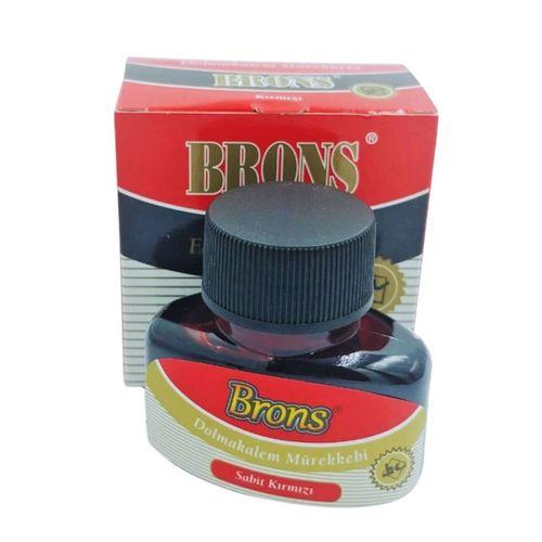 Brons Dolma Kalem Mürekkebi 35Cc Kırmızı - 2 adet