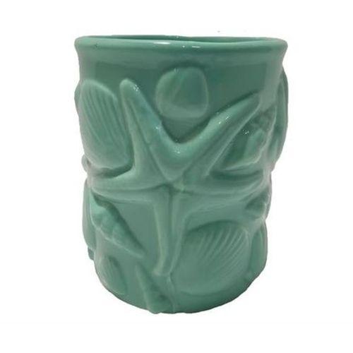 Diş Fırçalık,Macunluk Deniz Yıldızı  Seramik 7,5X7,5X9,4Cm Banyo Seti