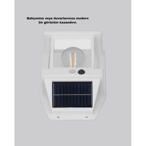 Solar Sensörlü Dış Mekan Lamba 3 Işık Modlu Ve Ip65 Dayanıklı