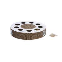 Beeztees Yavru Kedi Karton Tırmalama ve Oyuncağı, 35x35x7cm