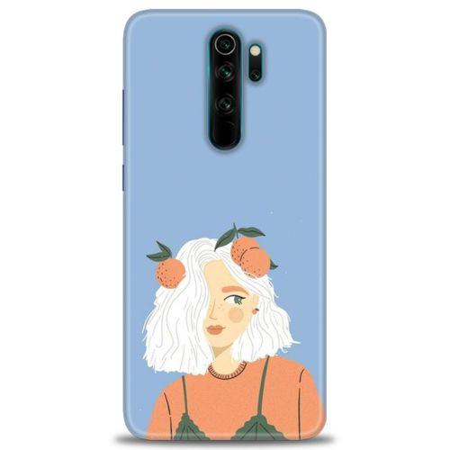 Xiaomi Redmi Note 8 Pro Kılıf HD Baskılı Kılıf - Beyaz Saçlı Kız + Tam Ekran Koruyucu