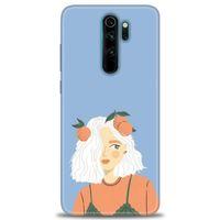 Xiaomi Redmi Note 8 Pro Kılıf HD Baskılı Kılıf - Beyaz Saçlı Kız + Tam Ekran Koruyucu