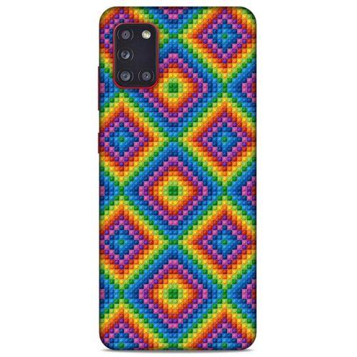 Lopard Samsung Galaxy A31 Uyumlu Kılıf BloX (2) Kabı Karışık Çok Renkli