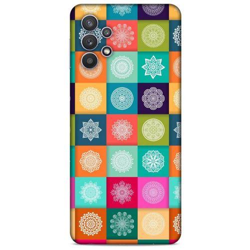 Lopard Samsung Galaxy A32 Uyumlu Kılıf Ethnic Culture (58) Baskılı Kılıf