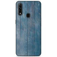 Lopard Oppo A31 Uyumlu Kılıf Wood'X (3) Kapak Baskılı