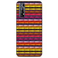 Huawei P Smart 2021 Kılıf Patchwork (42) Rugged Armor Kılıf Karışık Renkli