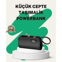 2000mah Mini Powerbank Dahili Konektörlü Pd 20w