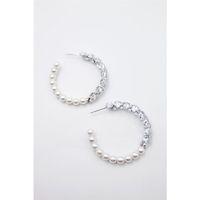 Zirkon Taşlı Küpe - Gümüş