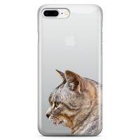 Apple iPhone 8 Plus Kılıf Siberian Cat Arka Kapak Koruma Desenli Full Koruyucu
