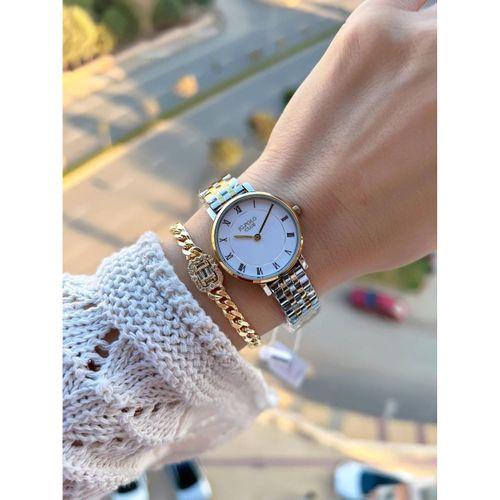 Jg.Polo Club Çelik Kasa & Kordon Kararma Ve Renk Atma Yapmaz Kadın Kol Saati+Bileklik JG015809.4