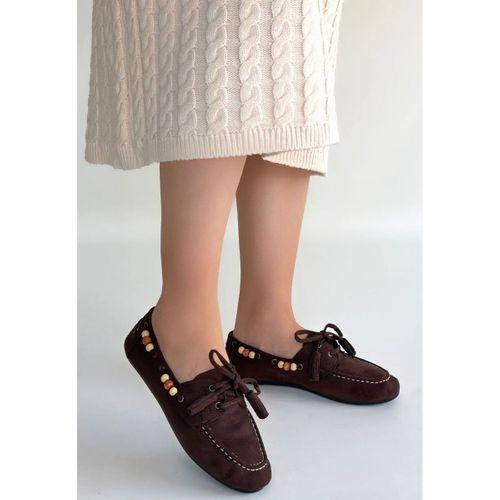 Elora Kahve Süet Babet