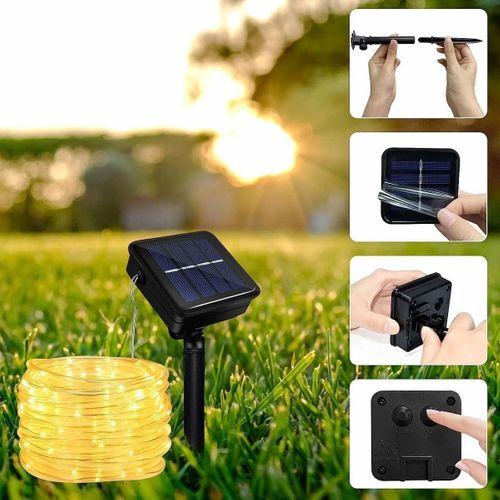 Solar Güneş Enerjili Hortum Kaplamalı Gün Işığı Led