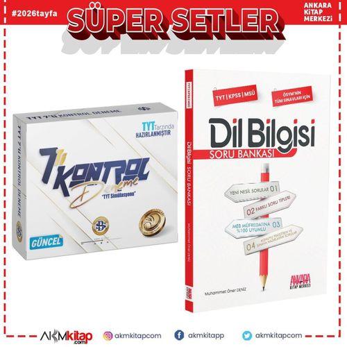 Bilgi Sarmal TYT 7 li Kontrol Deneme ve AKM Dil Bilgisi Soru Bankası Seti 2 Kitap