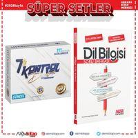 Bilgi Sarmal TYT 7 li Kontrol Deneme ve AKM Dil Bilgisi Soru Bankası Seti 2 Kitap