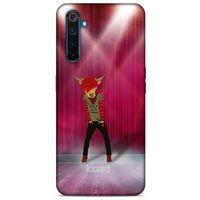 Oppo Realme 6 Pro Kılıf FunnyMaX (27) Tasarımlı Kılıf Fuşya
