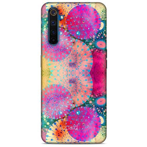 Oppo Realme 6 Pro Kılıf Pastel Renkler (47) Crystal Flex Kılıf Fuşya Sarı