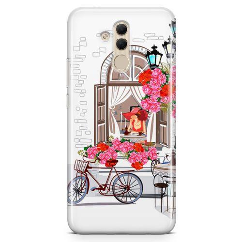 Huawei Mate 20 Lite Kılıf Bisiklet Arka Kapak Koruma Desenli Full Koruyucu
