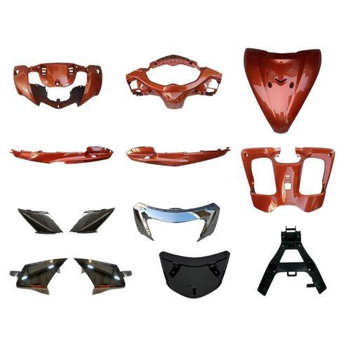 TVS Tvs Jupiter 125 Kaporta Seti (Plastik) 13 Parça Turuncu