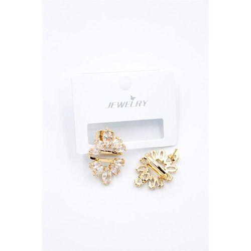 Taşlı Küpe - Altın