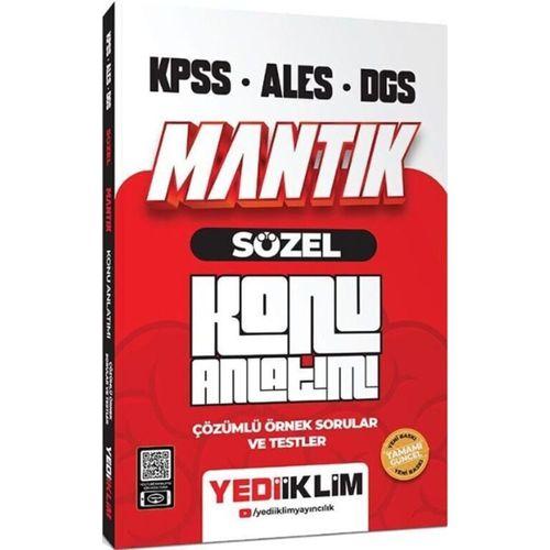 KPSS ALES DGS Sözel Mantık Konu Anlatımı Yediiklim Yayınları
