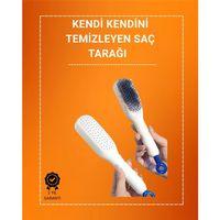 Kafa Derisi Masajlı Saç Tarağı – Kendini Temizleyen, Anti-statik