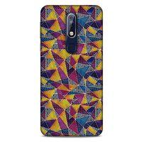 Geometrix 02 Nokia 7.1 Kılıf Silikon Kapak
