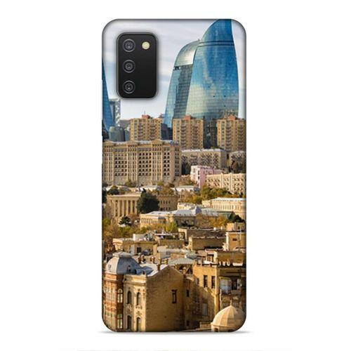 Samsung Galaxy A03s Uyumlu Kılıf Azarbaijan (31) TPU Kılıf Bakü Kuleler