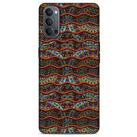 Oppo Reno 4 Kılıf Baskılı Özel Seri Taşlı (35) Fit Design Kılıf